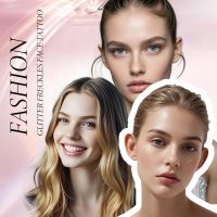 Face Glitter, Gold Temporary Face Tattoos Stickers, Body Face Glitter for Women Girls, Country Concerts Singer Festival Rave Accessories (Gold - 10 pcs) - Image 8