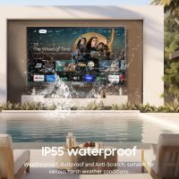 SYLVOX Outdoor TV, 55 inch Smart TV Waterproof Outdoor TVs, 4K Weatherproof Television for Outside, Support Google Assistant, Chromecast, 1000 nit Brightness Partial Sun (Deck Pro 2.0/2024) - Image 5