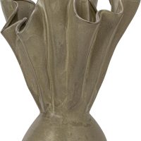 Bloomingville Stoneware Ruffled Vase, Sage - Image 7