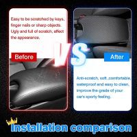 Autorder Center Console Cover for 2016-2020 2021 2022 Honda HR-V HRV Accessories Carbon Fiber Armrest Cover Anti-Scratch Middle Console Pad Leather Armrest Protector - Image 6