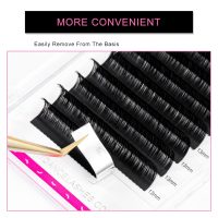 TDANCE Classic Lash Extensions Premium C CC D DD J B L Curl 0.03-0.18mm Thickness Semi Permanent Volume Eyelash Extensions Professional Salon Use Mixed 10-17mm Length In One Tray (D-0.05,10-17mm) - Image 3