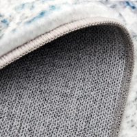 Area Rug Living Room Rugs: 5x7 Large Soft Indoor Carpet Modern Abstract Rug with Non Slip Rubber Backing for Under Dining Table Nursery Home Office Bedroom White Gray Blue - Image 6