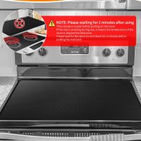 Stove Top Covers For Electric Stove Mat, Heat Resistant Stove Mat for Glass Top Stove Double-Sided Fireproof Waterproof Oilproof 30 x 21 Inches Black - Image 6