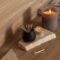 Ceramic Match Holders with Striker - Set of 2 - Candle Accessories - Candle Lover Gifts - Housewarming Gift - Matches NOT included - Image 9