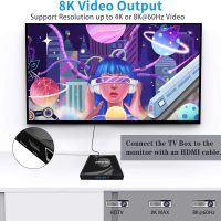 GREVA 8K Android TV Box 13.0 4GB RAM 32GB ROM Smart TV Box RK3528 Chipset Support 2.4G/5.0G WiFi 6 HDR10 BT5.0 USB3.0 Ethernet LAN 3D 1080P 2K 4K+ Utral HD Streaming Media Player - Image 6