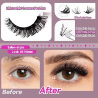 Ocean Pearl Lash Clusters 320pcs 3D Thick Lash Clusters kit 60D+80D Lashes,Eyelashes,Lash Extension Kit,Eyelash Clusters with Lash Bond&Seal&Remover&Tweezers,Lashes Clusters Eyelash Extensions Kit - Image 7