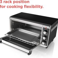 BLACK+DECKER 8-Slice Extra Wide Convection Toaster Oven, Fits 9"x13" Oven Pans and 12" Pizza, Bake, Toast, Broil, and Keep Warm Functions, Countertop Compact Design with Stainless Steel Finish - Image 13