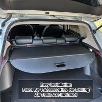 Cargo Cover for 2023 2024 2025 Honda HR-V Accessories,Leather Retractable Trunk Cover for Honda HRV 2023-2025 Accessories Privacy Luggage Security Shield Shade Anti-Peeping(No for Sport) - Image 6