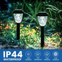 GIGALUMI 8 Pack Solar Lights Outdoor, Solar Pathway Lights with Great Pattern, Waterproof Auto On/Off Solar Powered Light for Outside Yard Garden Walkway Driveway Lawn Pathway - Image 4