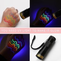 BOBISUKA 8 Colors UV Neon Liquid Eyeliner Set, Matte Colored Eyeliners Pen, Colorful Waterproof Smudge-proof Pigmented Graphic Liners, Delineadores de Colores Para Ojos Eye Makeup Gift Kit - Image 5