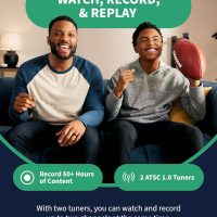 Tablo TV 4th Gen 2-Tuner Over-The-Air (OTA) DVR - Watch, Pause & Record Live TV, News, Sports & Movies Throughout Your Home Over Wi-Fi - Pairs w/Any TV Antenna - 50+ Hrs Recording - No Subscriptions - Image 4