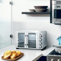 MegaChef 31.7 Liter French Door Multi-Function Electric Toaster Oven with Broil, Bake and Toast Functions - Image 8