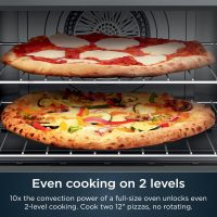 Ninja Air Fryer & Toaster Oven | Prestige Smart XL Countertop Oven | Bakes up to 20 Cookies, Fits up to a 12lb Turkey | Pizza, Toast, Bake, Air Fry & Reheat | 1800 Watts | Stainless Steel | DT501​ - Image 3