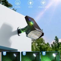 Brightown 4Pack Solar Spot Lights Outdoor with 58 LED & 1800mAh, IP67 Solar Lights Outdoor Waterproof with 3 Light Modes, 2-in-1 Dual Use Outdoor Solar Lights for Yard, Garden and Pathway (Cool White) - Image 2