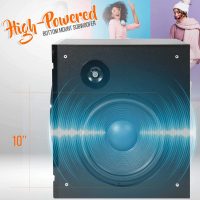 Pyle 5.1 Channel Home Theater Speaker System - 300W Bluetooth Surround Sound Audio Stereo Power Receiver Box Set w/ Built-in Subwoofer, 5 Speakers, Remote, FM Radio, RCA - PT589BT,Black - Image 5