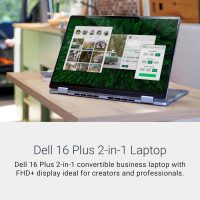 Dell 16 Plus (Next Gen Inspiron 16 Plus) 2-in-1 AI Laptop (16" FHD+ Touchscreen, Intel Core Ultra 7 256V (> i7-1355U), 16GB DDR5, 1TB SSD) Copilot+ PC, 21-Hr Battery, Wi-Fi 7, Fingerprint, Win 11 Pro - Image 2