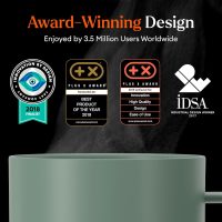 Ember Temperature Control 14oz Smart Mug 2, App-Controlled and Rechargeable Heated Coffee Cup Warmer with Intelligent LED Display, Sage Green. - Image 7