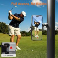 Gym Magnetic Phone Holder Mount, Magnetic Phone Holder Strong Magnets for Gym Accessories Attach to Metal Surface, Phone Mount for Golf Carts Kitchen Men Women with All Smartphones 4.7-7" - Image 5