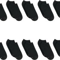 Hanes Women's Value, No Show Soft Moisture-wicking Socks, Available in 10 and 14-packs - Image 2