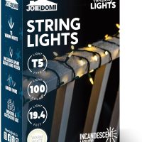 Joiedomi Clear Christmas String Lights Indoor,100 Count Mini Warm White Fairy Light,21.4 FT Lighting Decor for Patio Dorm Classroom Bedroom Holiday Wedding Party Garland Birthday Festival,Green Wire - Image 9