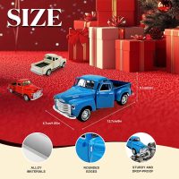 Little Blue Truck Toy for Kids Ages 2 3 4 5 6 7 8 Year Old Boys Girls,1:32 Alloy Kids Car Toy Driveable,Car Door Can Open,Toy Trucks for Toddlers Easter Christmas Birthday Gifts - Image 3