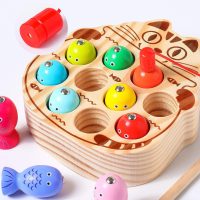 Montessori Magnetic Wooden Fishing Game for Toddlers 1-3 Years Old,Fine Motor Skills Early Learning Eyes Hands Cooperation Toy for Boys & Girls Great Birthday Gift - Image 4