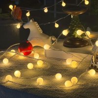 43FT 100LED Connectable Globe String Lights | 8 Modes Fairy Lights Plug in with Remote | Warm White Mini Globe Light for Indoor Outdoor Bedroom Wedding Party Garden Christmas Tree Decor - Image 3