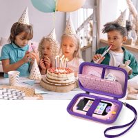 ALKOO Kids Toy Smartphone Case Compatible with Kikapabi/for Joozfee/for dancingcow/for Prysyedawn, Learning Toys Holder for Toddler Play Cell Phone, SD Card, Lanyard and Cable Accessories- Pink - Image 6