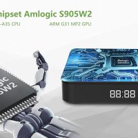 Android 11.0 TV Box,Tanix W2 Pro Amlogic S905W2 Quad Core RAM 4GB ROM 64GB Dual WiFi 2.4G/5.8G BT4.2 4K 6K AV1 Home Smart Media Player Set top Box - Image 3