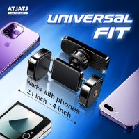 360° Rotatable Magnetic Phone Holder for Gym, Workout Phone Magnet Mount, Portable Gym Accessories Attach to Metal Surface, Universal Phone Stand for Content Creation Compatible with All Smartphones - Image 4