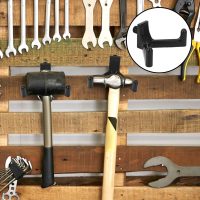 8pcs Storage Shed Hooks for Suncast, V Shaped Durable ABS Hanger Hooks Tool Organizer Accessories Compatible with Suncast (Black) - Image 5