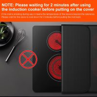 Fireproof Stove Cover, Heat Resistant Stove Top Covers for Electric Stove, 30x21 Inch Glass Stove Top Cover Oven, Waterproof Cooktop Cover, Electric Stove Top Cover Mat, Glass Stove Top Protector - Image 5