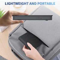 External Blu-ray Drive, Portable Blu-ray Player & CD DVD Burner – USB 3.0 & Type-C BD/DVD/CD Reader, Plug and Play, Lightweight for Windows/Mac/Linux (2 in 1) - Image 7