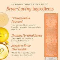 Grande Cosmetics GrandeBROW Brow Enhancing Serum For Fuller, Bolder, Looking Eyebrows - Brow Serum With Vitamins, Peptides, Antioxidants, Amino Acids, Cruelty-Free - Image 6