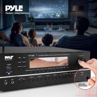 Pyle 7.1-Channel Hi-Fi Bluetooth Stereo Amplifier - 2000 Watt AV Home Theater Speaker Subwoofer Surround Sound Receiver w/ Radio, USB, RCA, HDMI, MIC IN, Supports 4K HD TV's, 3D - Pyle PT796BT - Image 5
