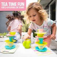 Educational Insights Teacup Pile-Up! Relay Game, Preschool Board Game, Easter Basket Stuffers for Kids, Gift for Kids Ages 4+ - Image 2