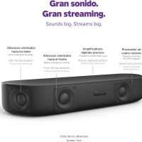 Roku Streambar 4K HDR Streaming Device & Premium Soundbar All in One (Spanish Edition) | Roku Streambar Dispositivo 4K HDR de Streaming y barra de sonido Premium Todo en uno con Control remoto de voz - Image 9