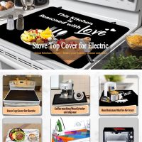 Stove Top Covers, Extra Large Stove Top Cover for Electric, Anti-Slip Waterproof Mat for Glass Stove Top Protector Heat Resistant Square Pad Multipurpose Foldable Cooktop Cover - Image 6