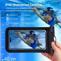 Up to 8.3" 5 Pack Multicolor Universal Waterproof Phone Pouch, Phone Waterproof Case Dry Bag,Protection Level: IP68,Outdoor Sports for Apple iPhone,Samsung,and More,Black,Blue,Pink,Orange,Green - Image 5