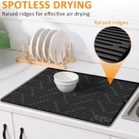 Stove Top Covers for Electric Stove, 28"x20" Premium Heat Resistant Silicone Glass Stove Top Mat, Scratch Proof RV Kitchen Cooktop Protector Mat, Easy to Clean -Black - Image 7