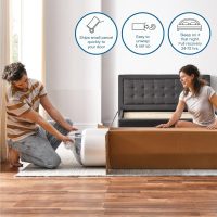 Cool Gel 10 Inch Queen Memory Foam Mattress Medium Firm, Memory Foam Mattress Queen Size Cooling, Made in the USA, 10" Depth with Pressure Relief, CertiPUR-US Certified No Fiberglass, CoolGel Bed - Image 4