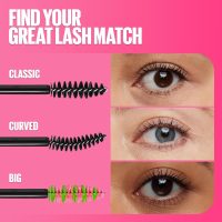 Maybelline Great Lash Washable Mascara Makeup, Volumizing Lash-Doubling Formula That Conditions As It Thickens, Blackest Black, 1 Count - Image 6