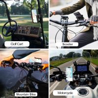 Golf Cart Phone Holder[Big Phones Friendly], Rotatable Universal Phone Mount Holder Compatible with iPhone/Samsung/Pixel and Smartphones, Golf Cart Accessories for EZGO Club Car Yamaha - Image 7