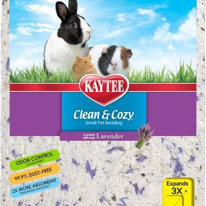 Kaytee Clean & Cozy Lavender Bedding For Pet Guinea Pigs, Rabbits, Hamsters, Gerbils, and Chinchillas, 49.2 Liters