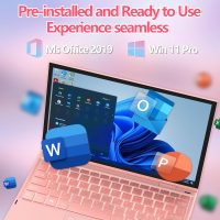 2-in-1 Mini Laptop: 10.95" 2K FHD IPS Touchscreen, In tel N95 CPU, 16GB DDR5 RAM, Ultra-Thin Metal Body, Win 11 PC, Full-Function Type-C, Cooling Fan, Fingerprint, Backlit Keyboard (16G+512G SSD) - Image 7