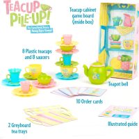 Educational Insights Teacup Pile-Up! Relay Game, Preschool Board Game, Easter Basket Stuffers for Kids, Gift for Kids Ages 4+ - Image 6