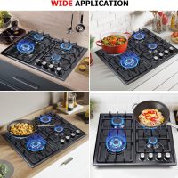 FORIMO Gas Cooktop 22Inch，Built in Gas Cooktop 4 Burners Stainless Steel Stove with NG/LPG Conversion Kit Thermocouple Protection and Easy to Clean - Image 8