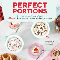 DASH My Mug Ice Cream Maker Machine (Aqua): Multi-Purpose Soft Serve Ice Cream Machine with (2) Bowls for Homemade Gelato, Sorbet, Frozen Yogurt, Built-In Ingredient Chute, Easy to Clean and Store - Image 3