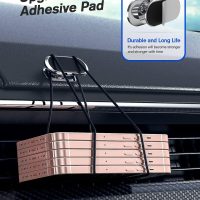 2 Pack Magnetic Phone Holder for Car, Upgrade Magnet - 360 Rotation and Easy Installation, Compatible with All Smartphones,Dashboard Car Phone Holder,Must be Used Together with Iron Sheets - Image 5