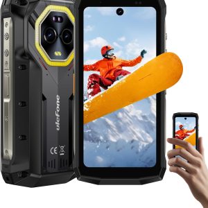 Ulefone Armor Mini 20 4G Rugged Phone, 16GB+256GB MTK Helio G99, 64MP+50MP Main Camera, 6200mAh(33W), 4.7" HD+ Corning Gorilla Screen, IP68/69K Waterproof, Versatile LED Light, Android 14